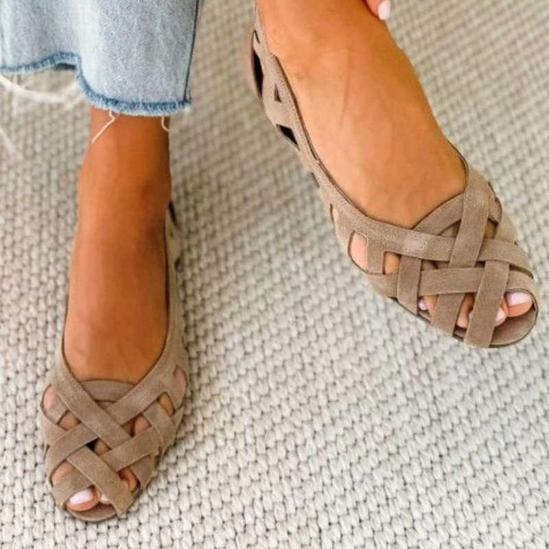 CATERINA™ | Gevlochten sandalen