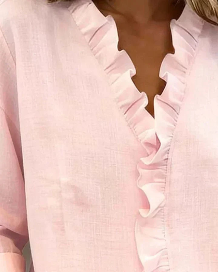 Susan™ | Blouse met ruches