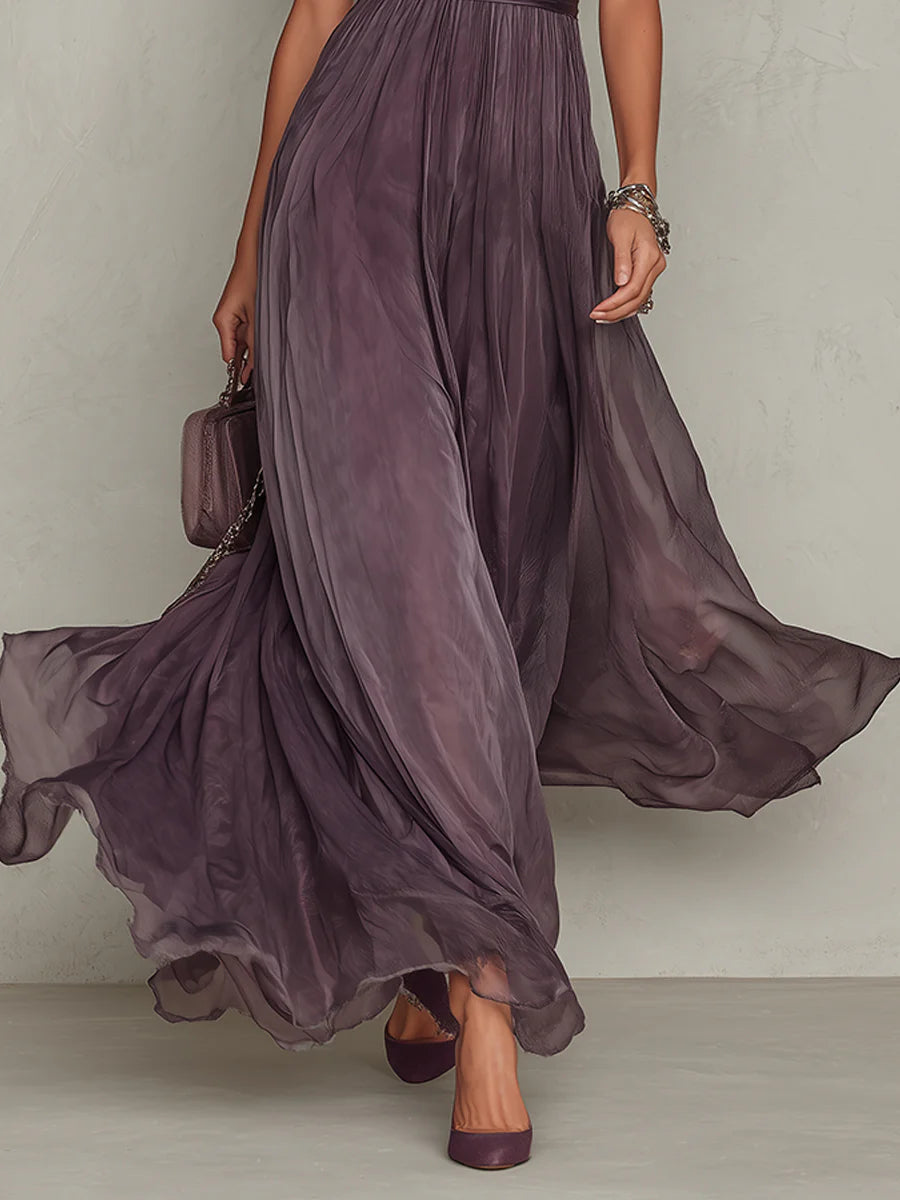 Flavia™ | Mousseline maxi dress