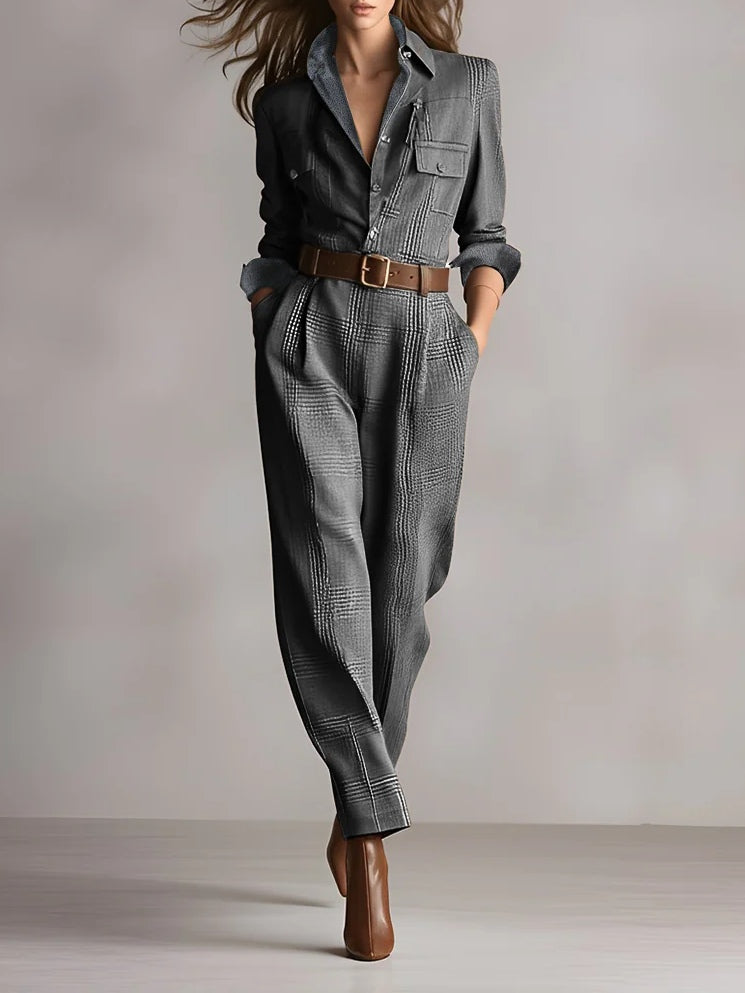 ANNIE™ | Jumpsuit Geruit