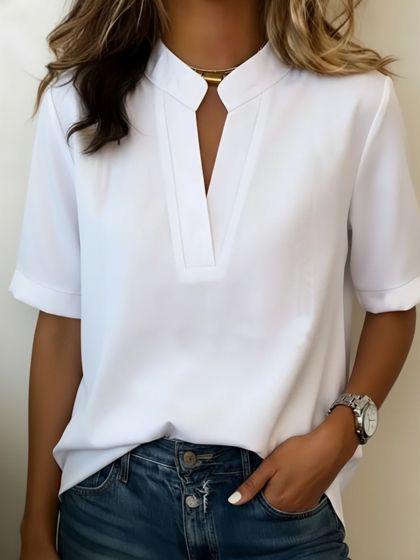 Frances™ | Elegante blouse met verfijnde kraag