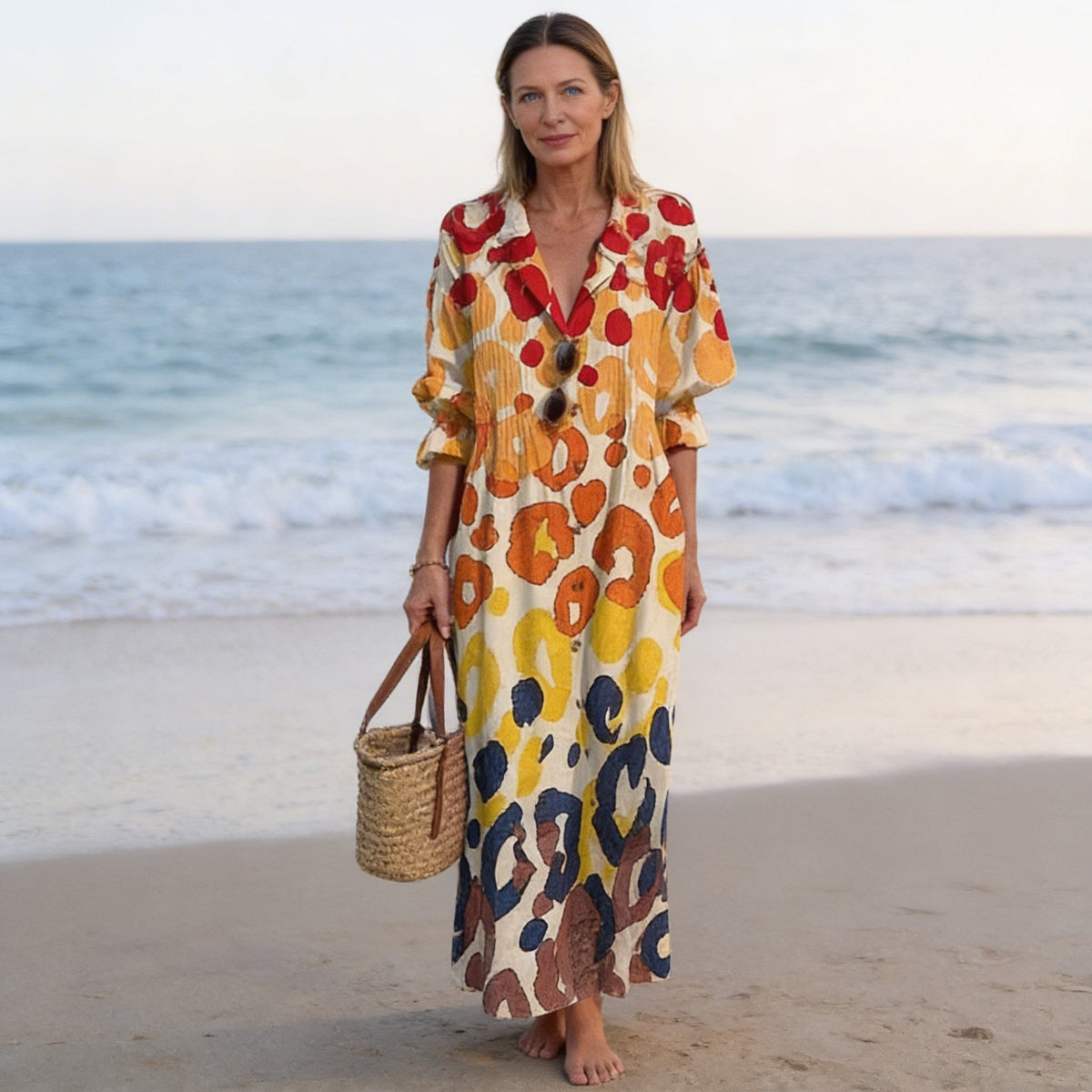 Zariah | Bohemian maxi-jurk