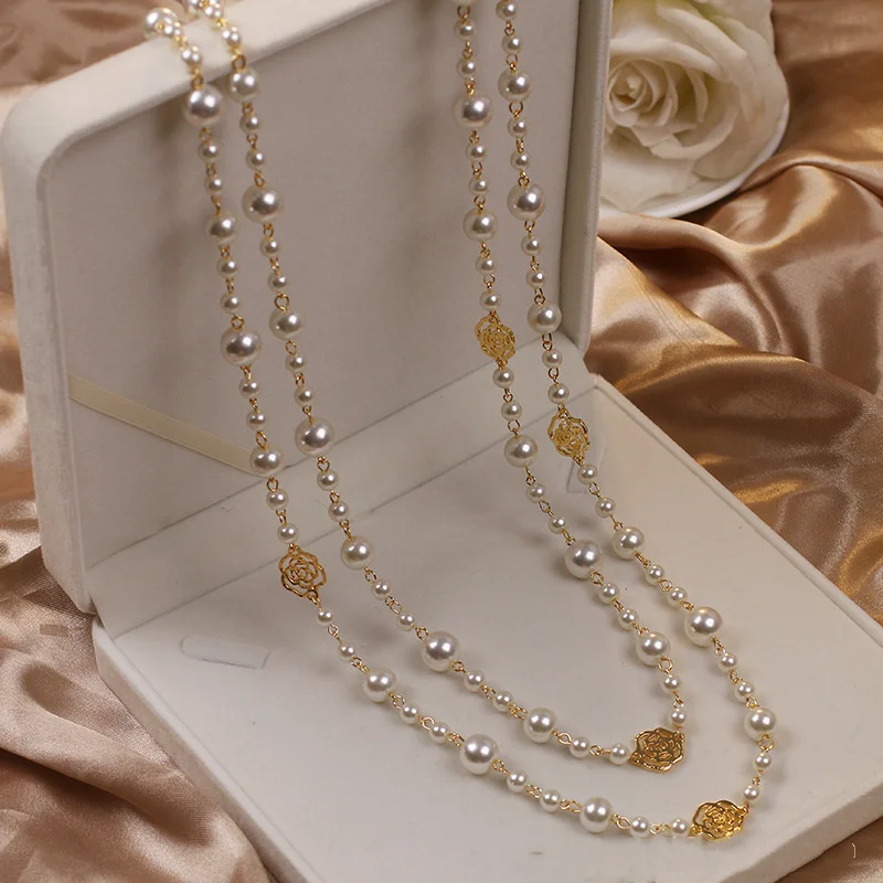 Cosette™ | Gouden parelketting