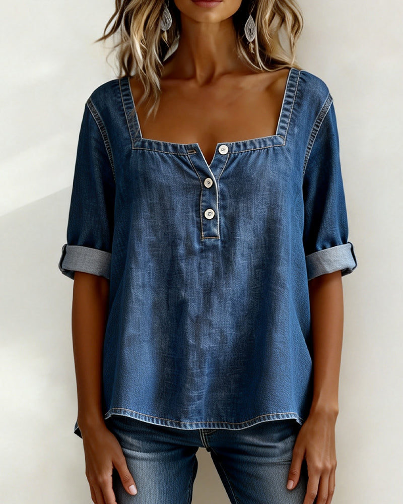 Avélia™ | Denimblouse