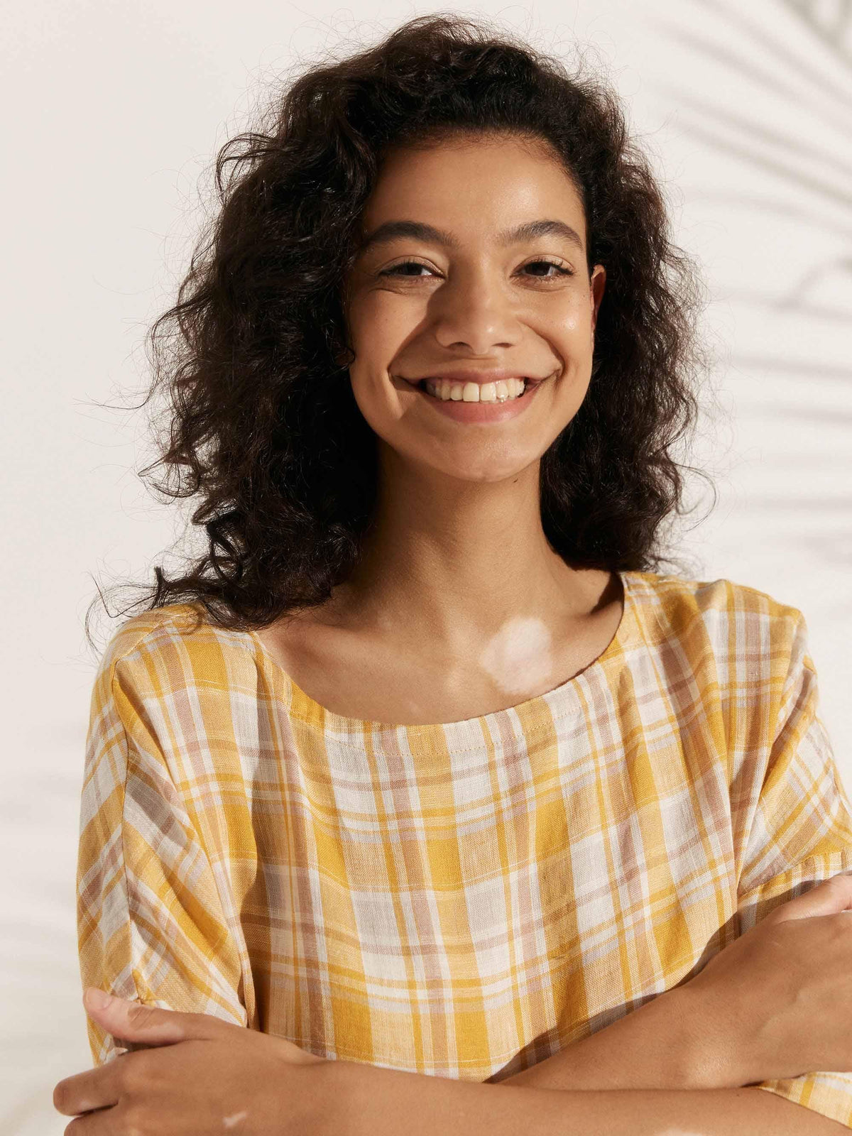 Clémence™ | Midi-jurk van linnen