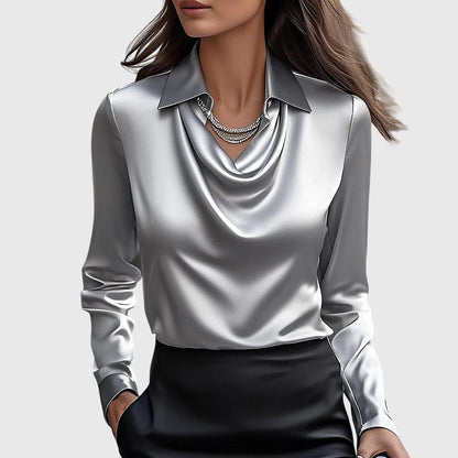 Aisha™ | Glanzende Blouse
