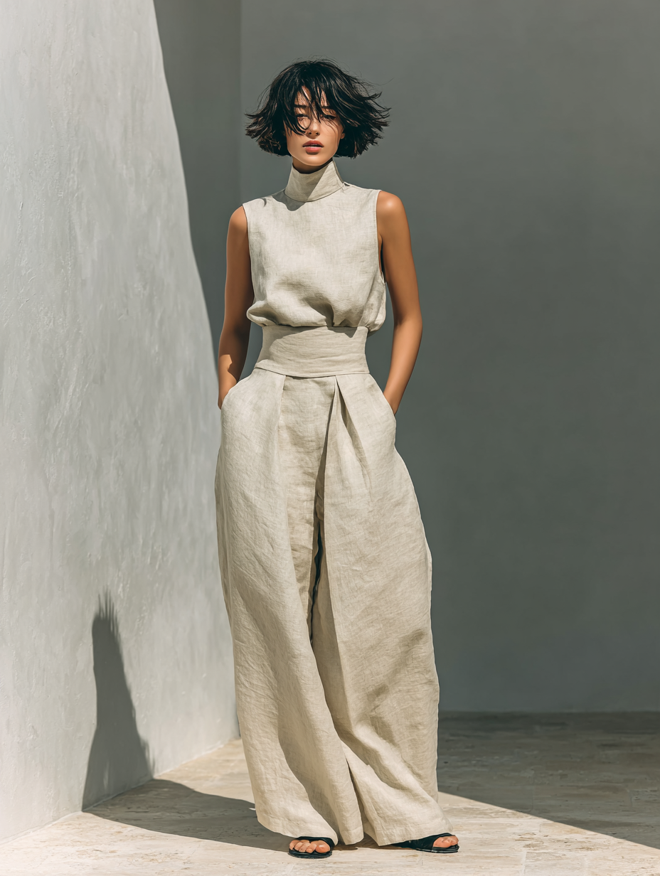 Maria™ | Minimalistische linnenset