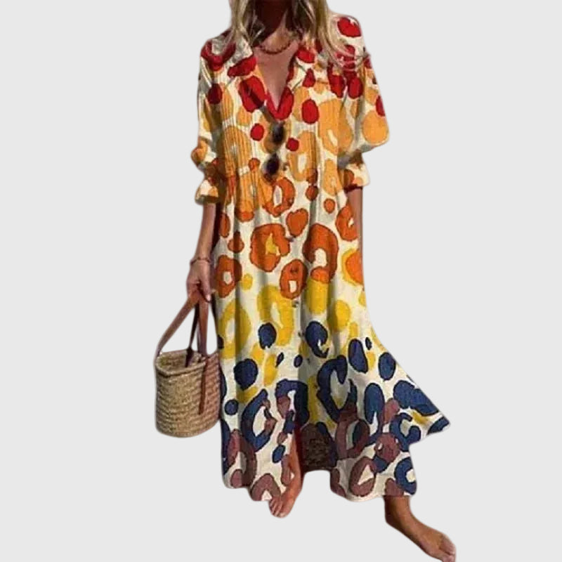 Zariah | Bohemian maxi-jurk