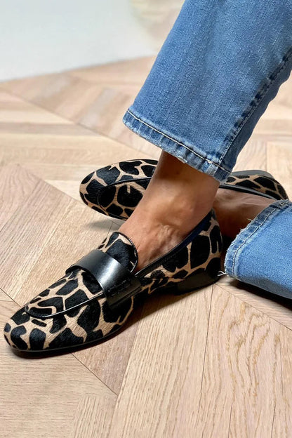 Sofia™ | Mocassins met dierenprint
