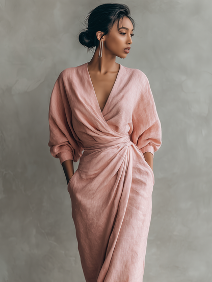 Teresina™ | Maxi-jurk met V-hals