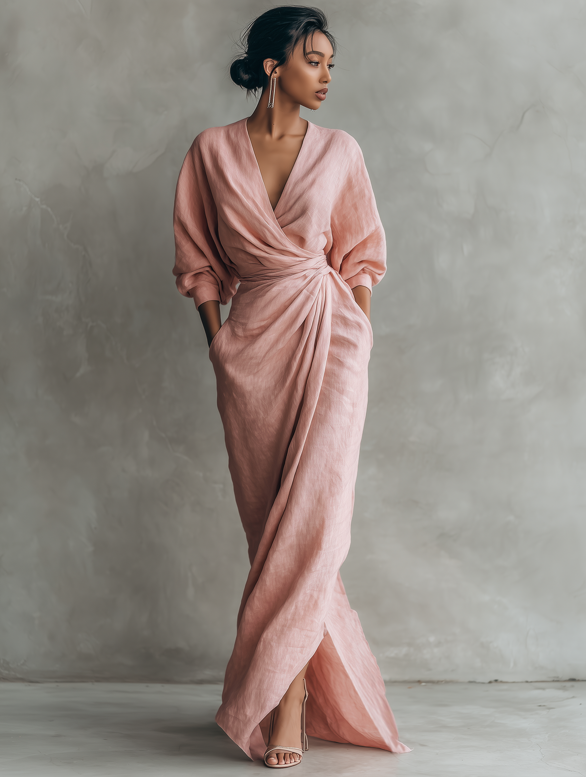 Teresina™ | Maxi-jurk met V-hals