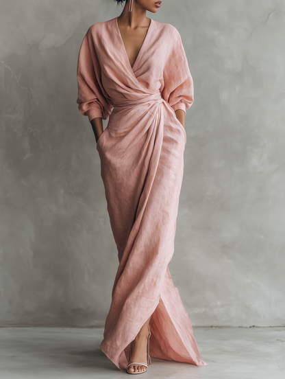 Teresina™ | Maxi-jurk met V-hals