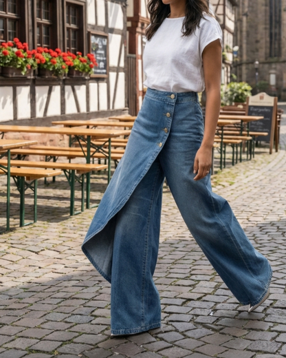 Caris™ | Denim-slim portefeuille
