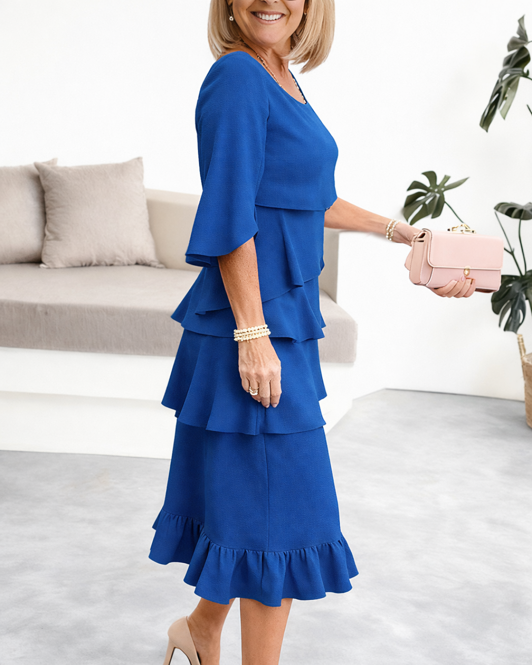 Patricia™ | Jurk met ruches