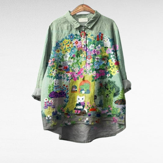 Élise™ | Blouse betoverde tuin