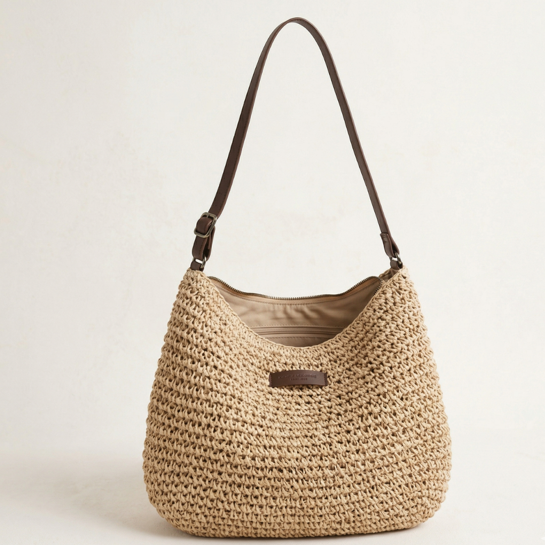 SIMONA™ | Gevlochten tas