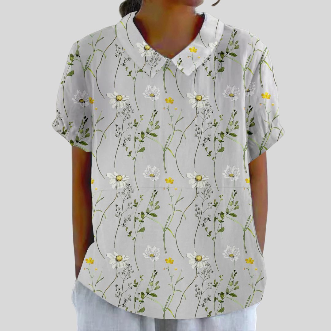 Aurore™ | Blouse met wilde margrieten