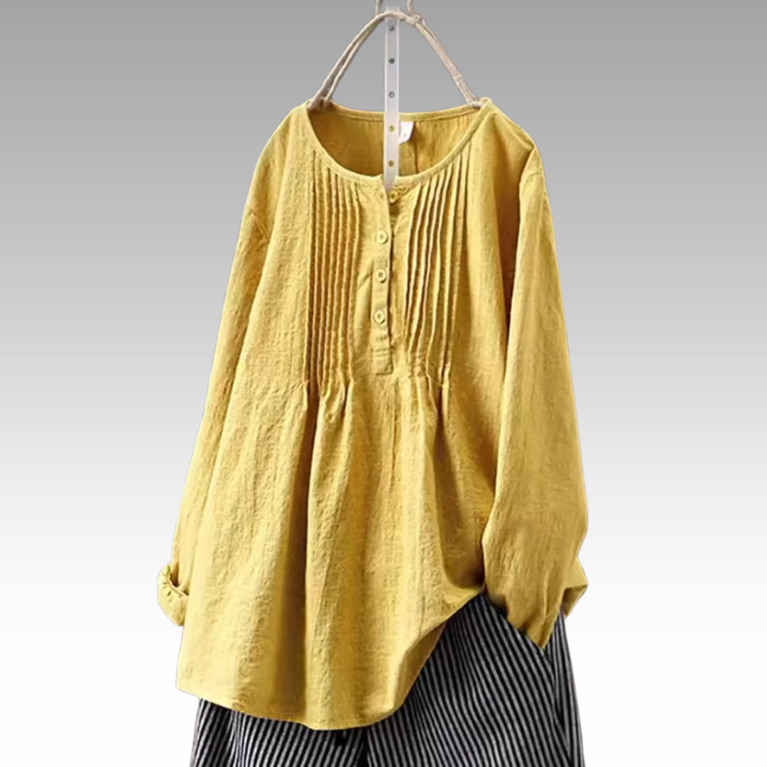 Bridget™ | Blouse van vloeiende stof