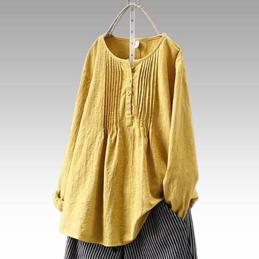 Bridget™ | Blouse van vloeiende stof