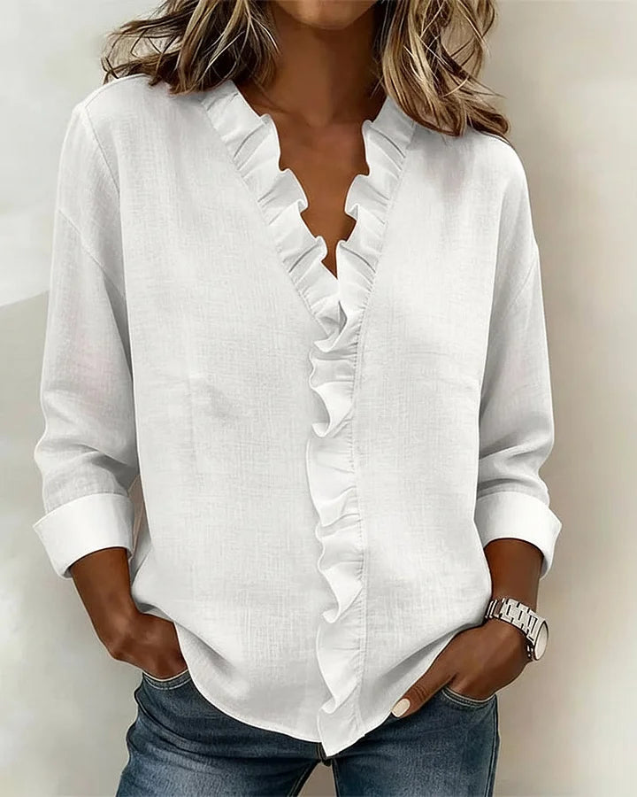 Susan™ | Blouse met ruches