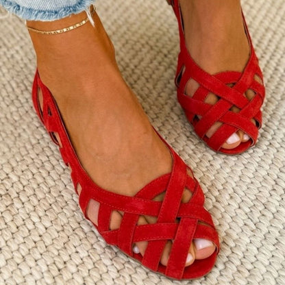 CATERINA™ | Gevlochten sandalen