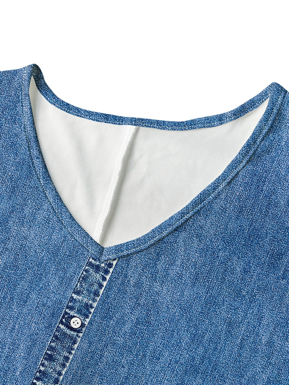 Hélène™ | Retro denim-jurk