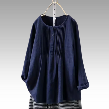 Bridget™ | Blouse van vloeiende stof