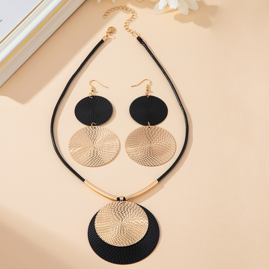 Nathalie™ | Sieradenset met chic medaillons