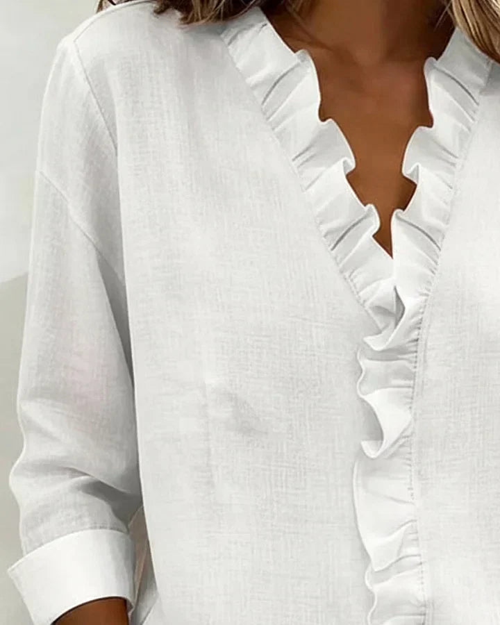 Susan™ | Blouse met ruches