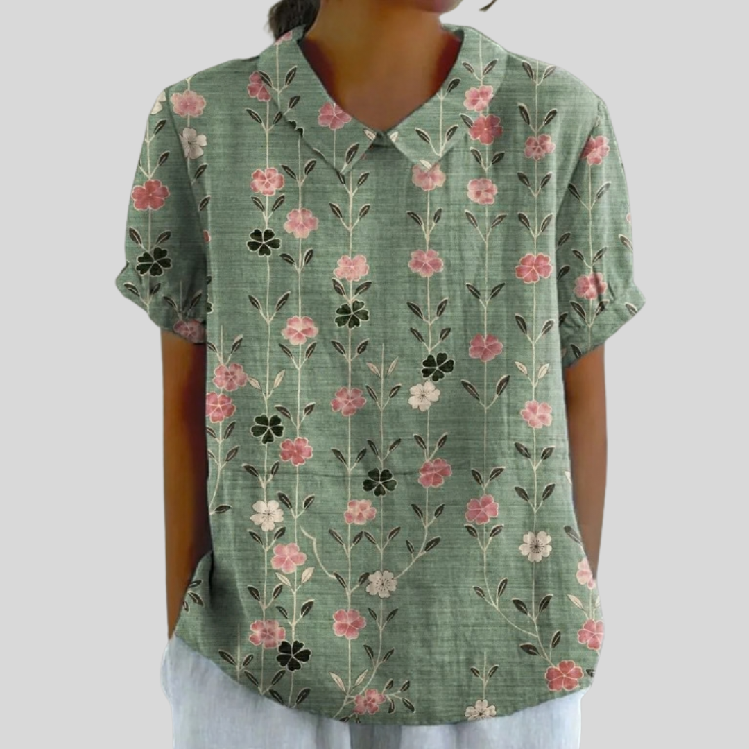 Amandine™ | Blouse met bloemenprint