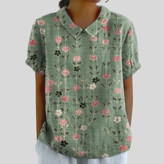 Amandine™ | Blouse met bloemenprint