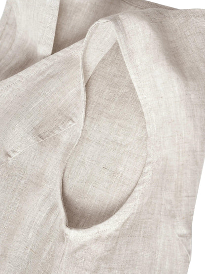 Amandine™ | Linnen strandjurk met A-lijnsnit