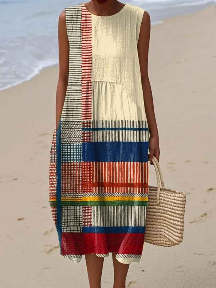 Lucienne™ | Patchwork-jurk