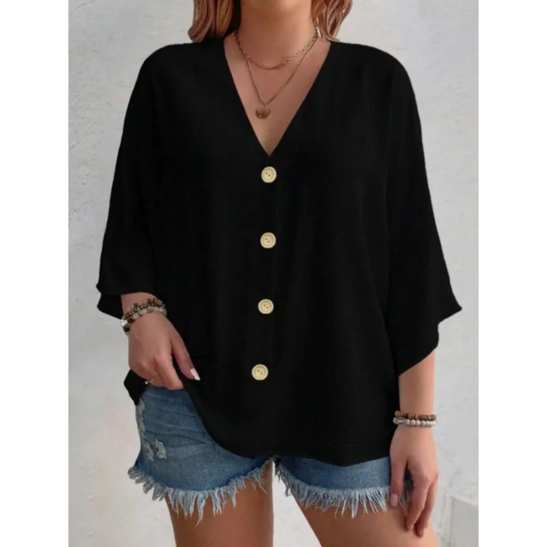 Dorothy™ | Elegante blouse met V-hals