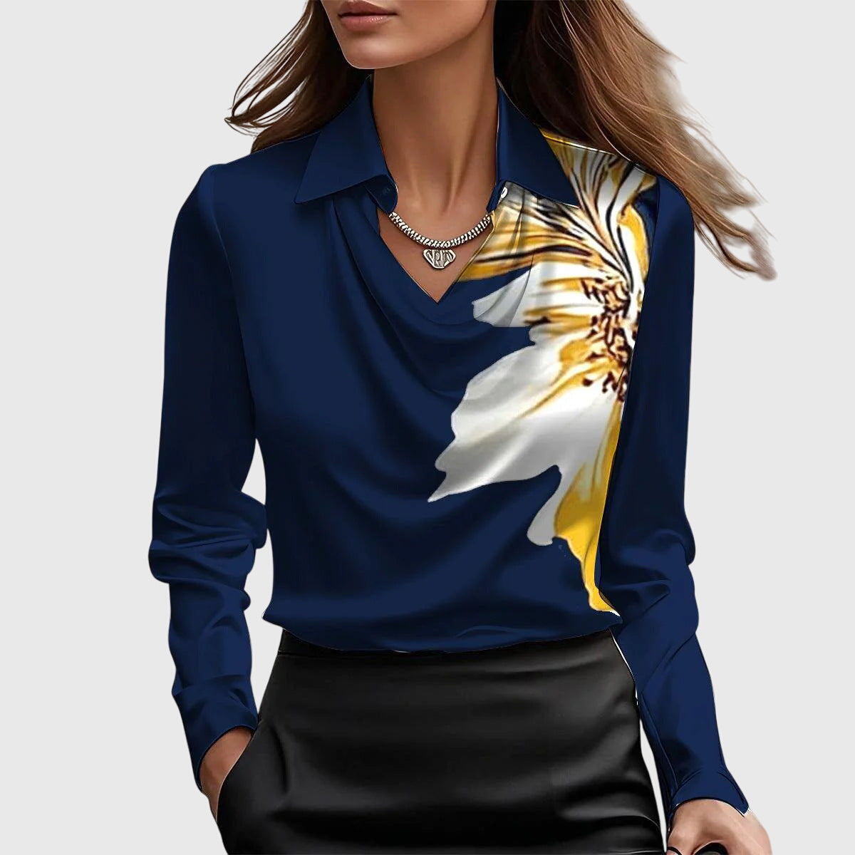 Aisha™ | Glanzende Blouse