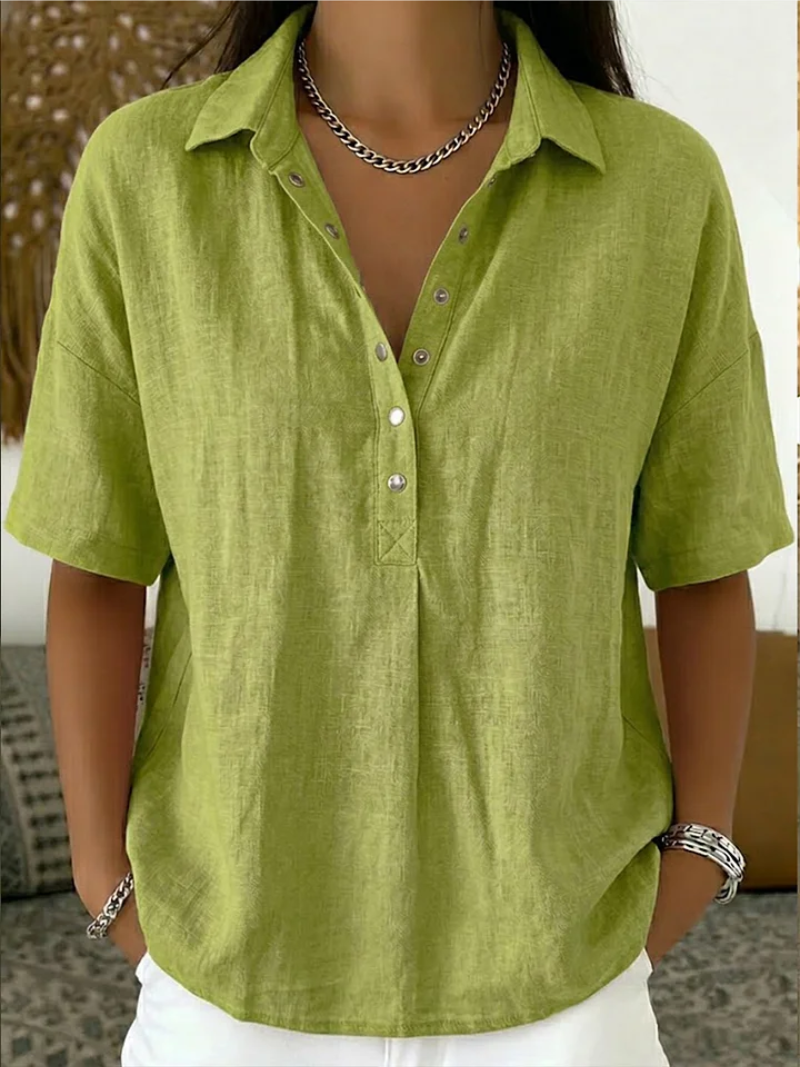 Kristina™ | Effen blouse