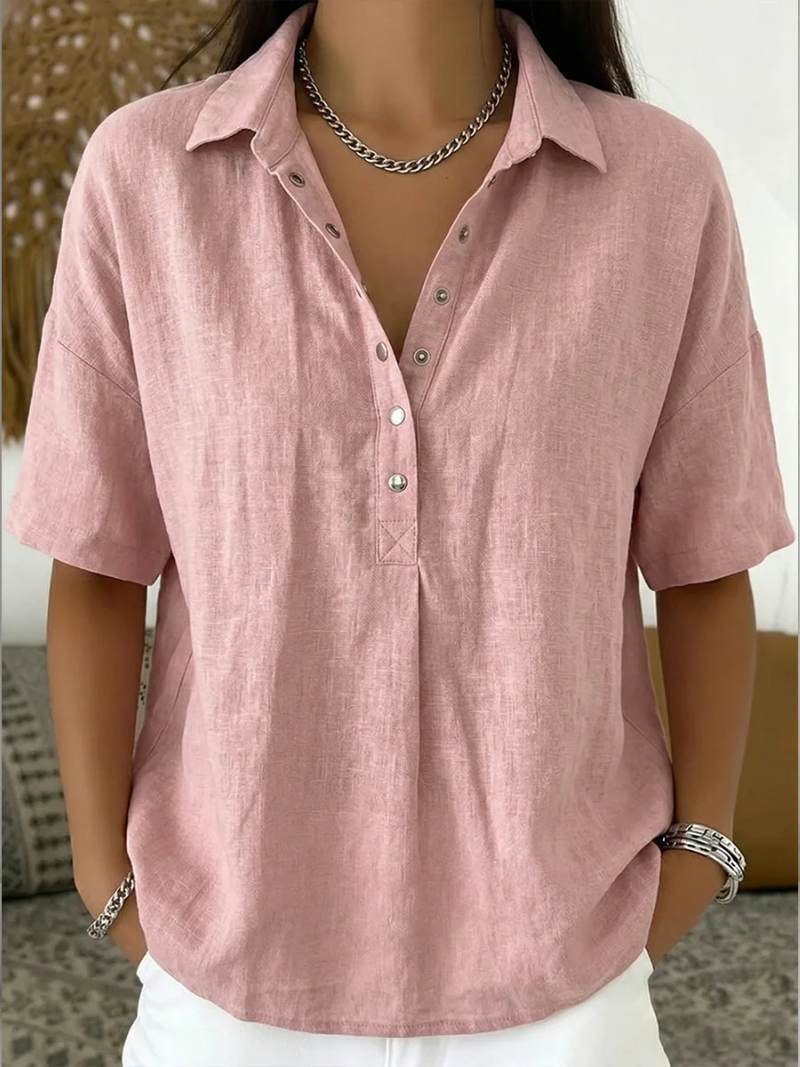 Hélène™ | Blouse met kraag