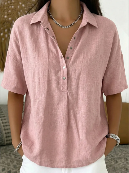 Hélène™ | Blouse met kraag