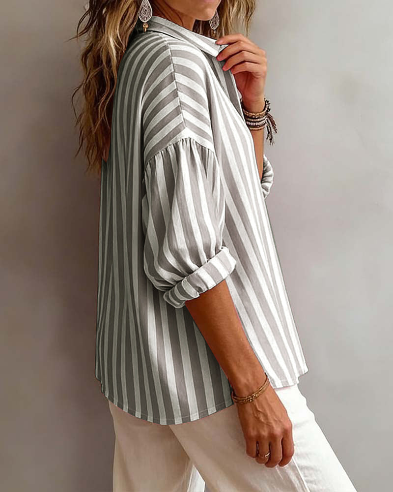 Nora™ | Gestreepte blouse