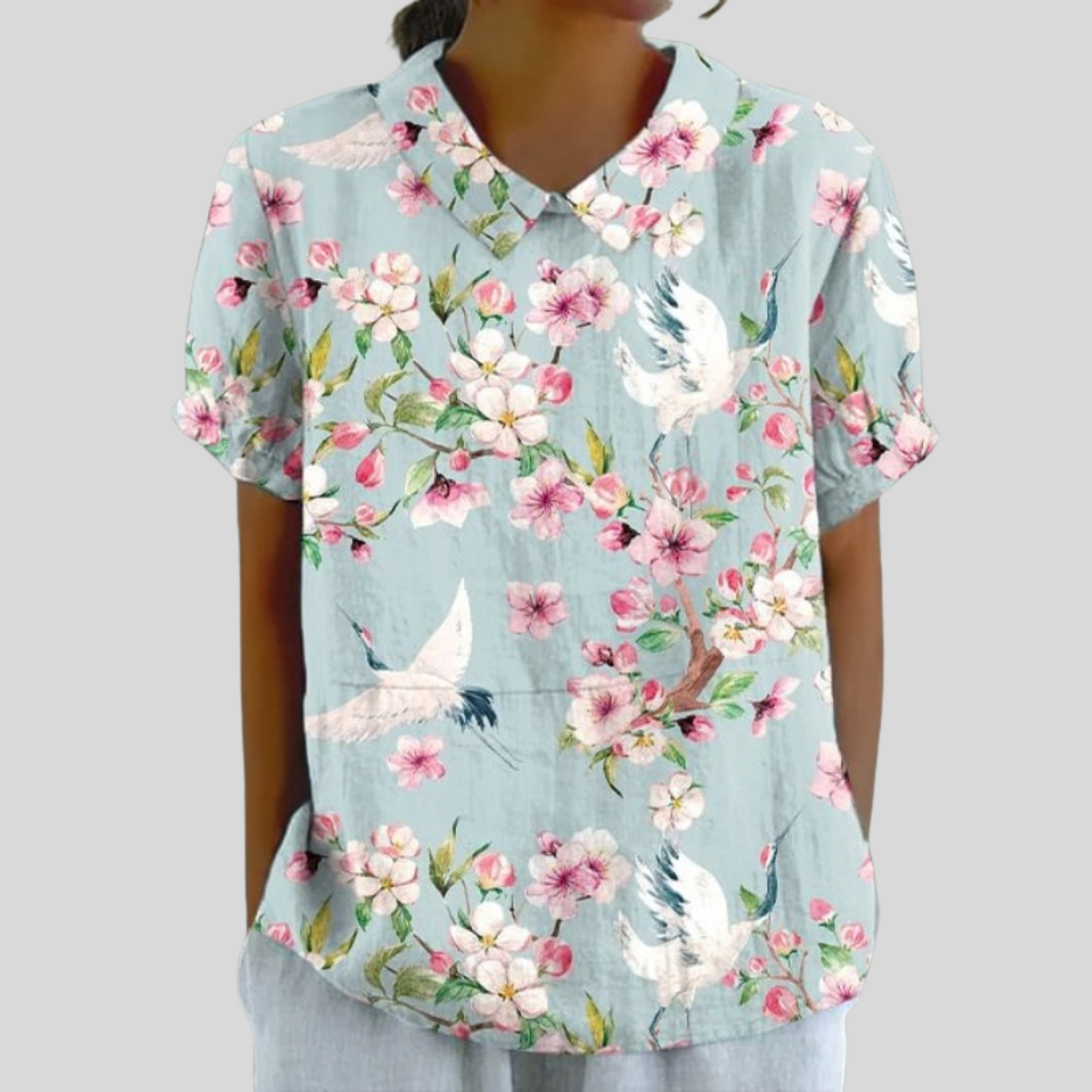 Élina™ | Elegante bloemenblouse
