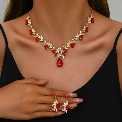Heritage™ | Set met ketting en oorbellen