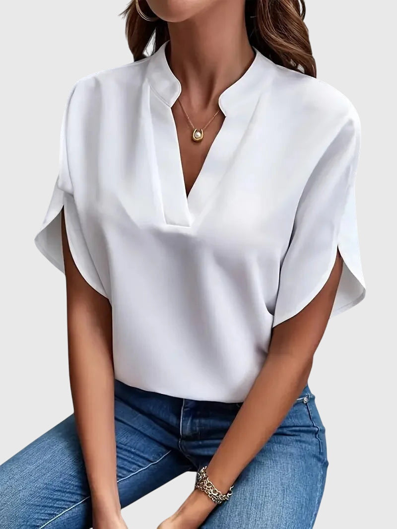 Beatrix™ | Blouse met V-hals