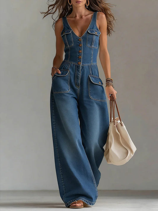 Sophie™ | Denim-jumpsuit