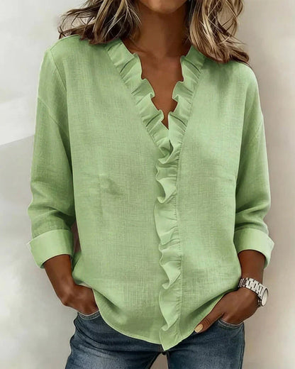 Susan™ | Blouse met ruches