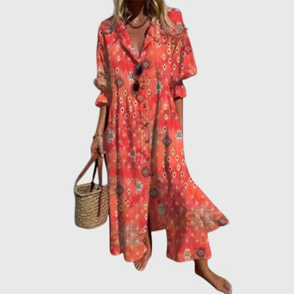 Zariah | Bohemian maxi-jurk