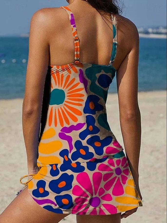 Fiesta™ | Bloemen-tankini met short