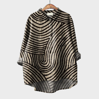 Jacinthe™ | Moderne grafische blouse