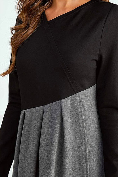 Casa™ | Maxi-jurk met lange mouwen