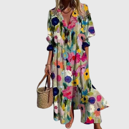Zariah | Bohemian maxi-jurk