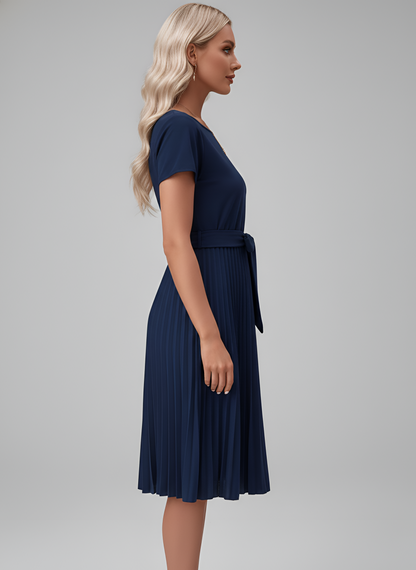 LISE™ | Plissé jurk